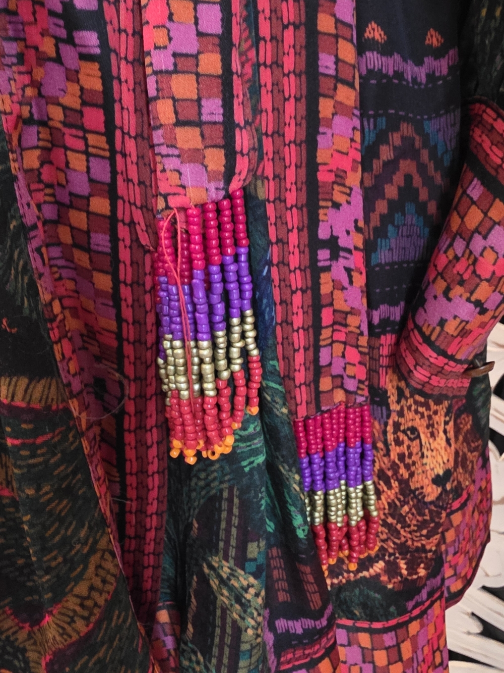 FARM Rio Forest Tapestry Mini Wrap Dress - Picture 5 of 12